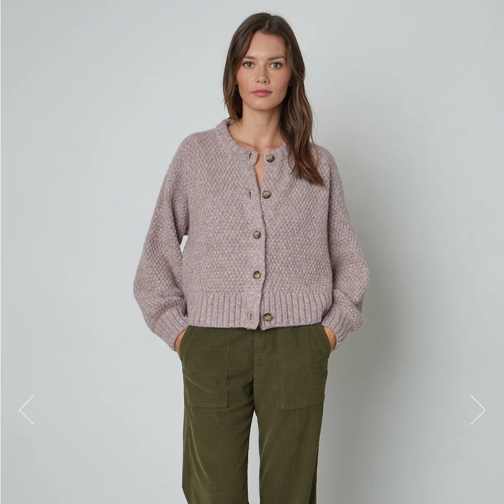 Velvet Grace Cardigan Freesia